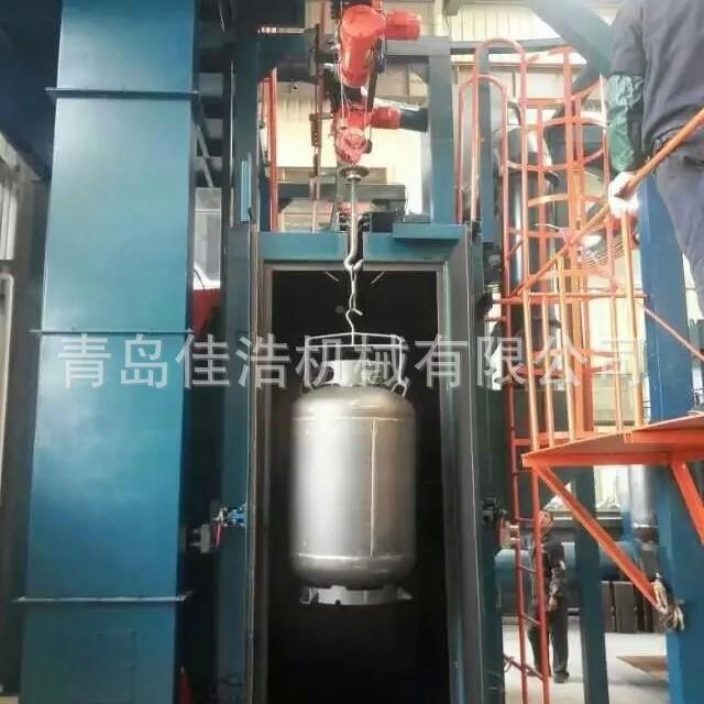 QACE371E双丸吊钩式抛丸机0吊钩式抛清理机钢材板钢结构石抛丸清