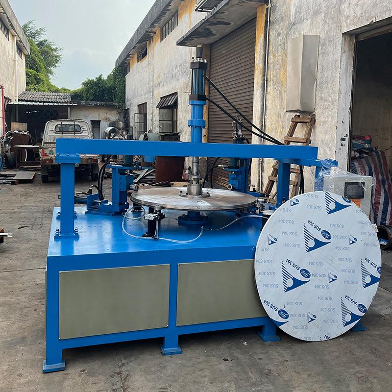 不锈钢圆面桌机翻翻边机金属圆fh-3盘折边机直径圆桌包边机自动遍