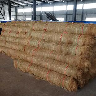 椰毯】河道坡椰丝植草毯生态绿【化植物纤维毯丝抗冲护生物毯