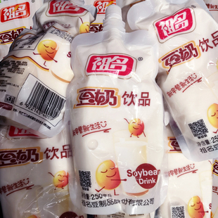 祖名早餐豆浆豆奶饮料小袋装加热即食减脂非转基因大豆植物蛋白饮
