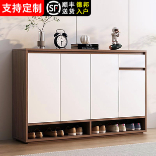 实木鞋 架 柜家用入户门口外收纳玄关柜一体靠墙2025新款 走廊楼道鞋