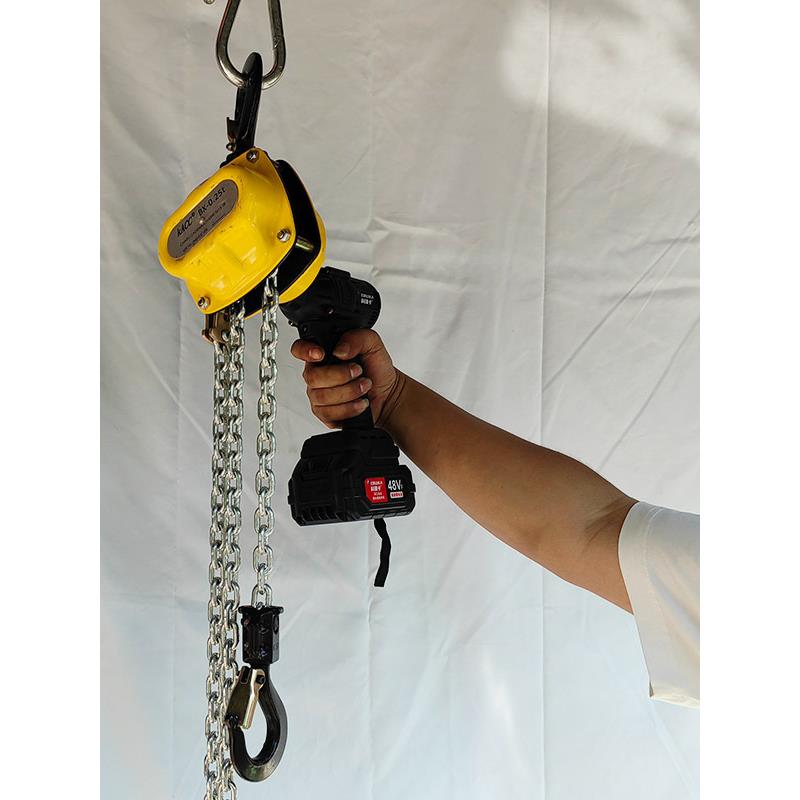 KACC充电手拉葫芦BX便捷手电钻电动葫芦车用吊机电动扳手倒链吊车