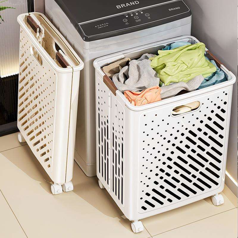脏衣篮可折叠家用卫生间浴室高颜值大容量洗衣篮子脏衣篓推车收纳