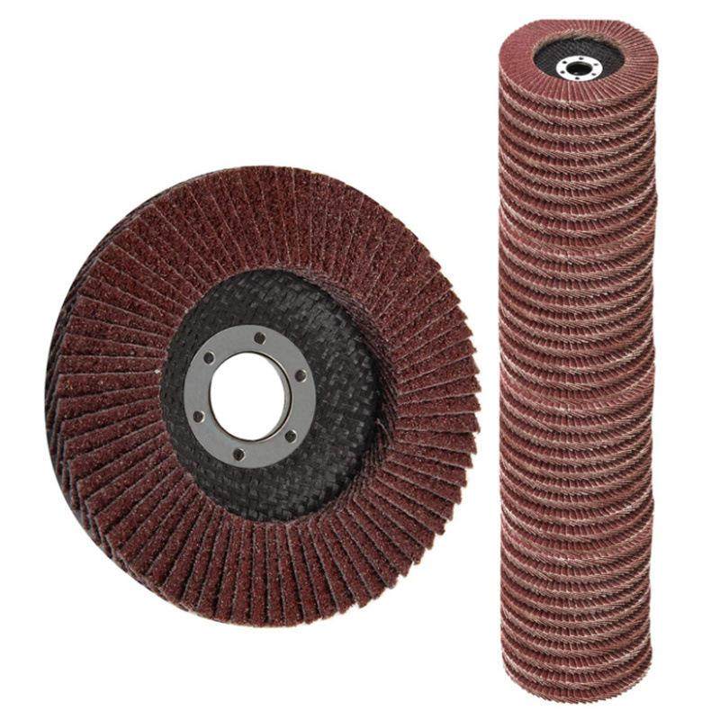 40pcs百叶轮打磨片 40 60 80 120 各10件 砂轮