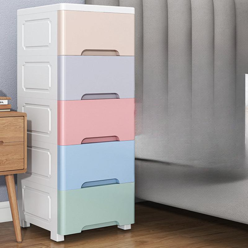 20/25/30cm夹缝收纳柜子抽屉式厨房缝隙多层卫生间窄储物柜置物架