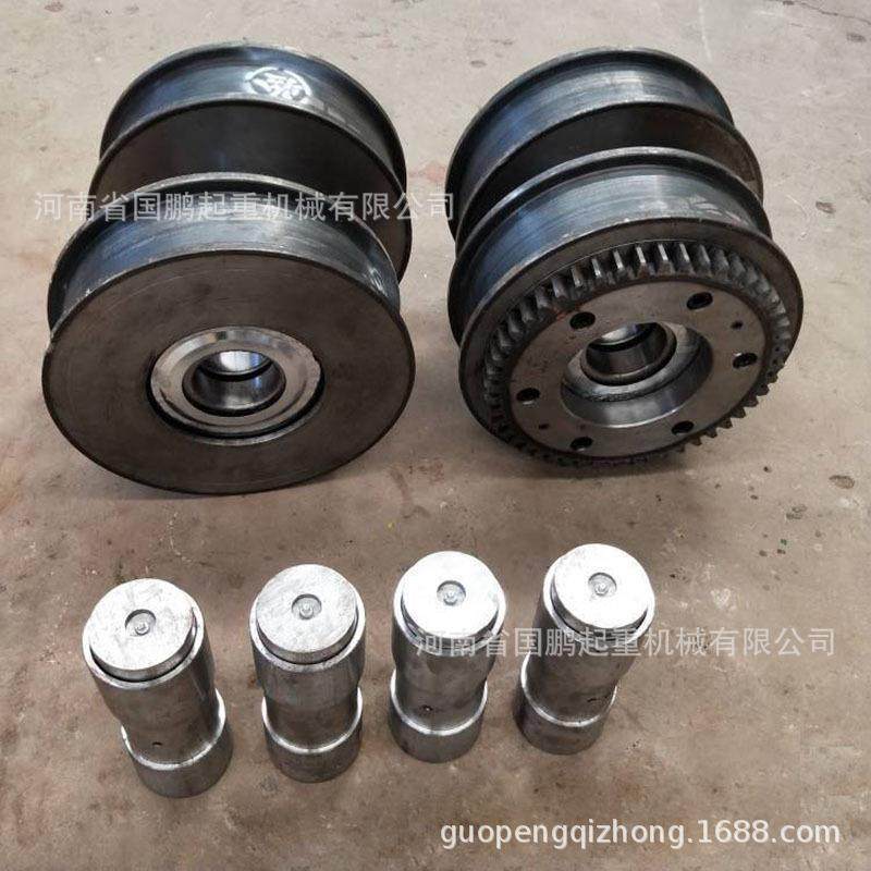 电动单梁行车驱动轮200/300/400龙门吊起重机端梁行走LD轮主被动