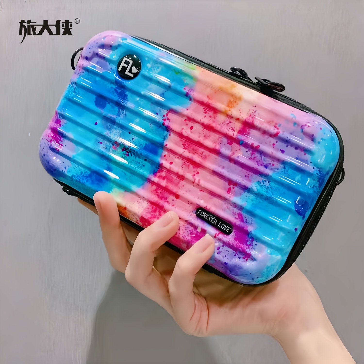 7寸迷你手拿包斜挎手机包收纳包