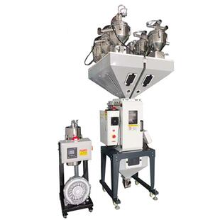 注塑挤出吹膜淋膜全自动按比例配比称重多种塑料原料混合拌料机