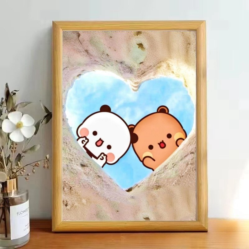 一二布布可爱卡通动漫相框摆台装饰家居装办公室摆件送朋友礼物,家居饰品,相框/画框,淘宝优惠券,粉丝福利购,淘宝优惠卷