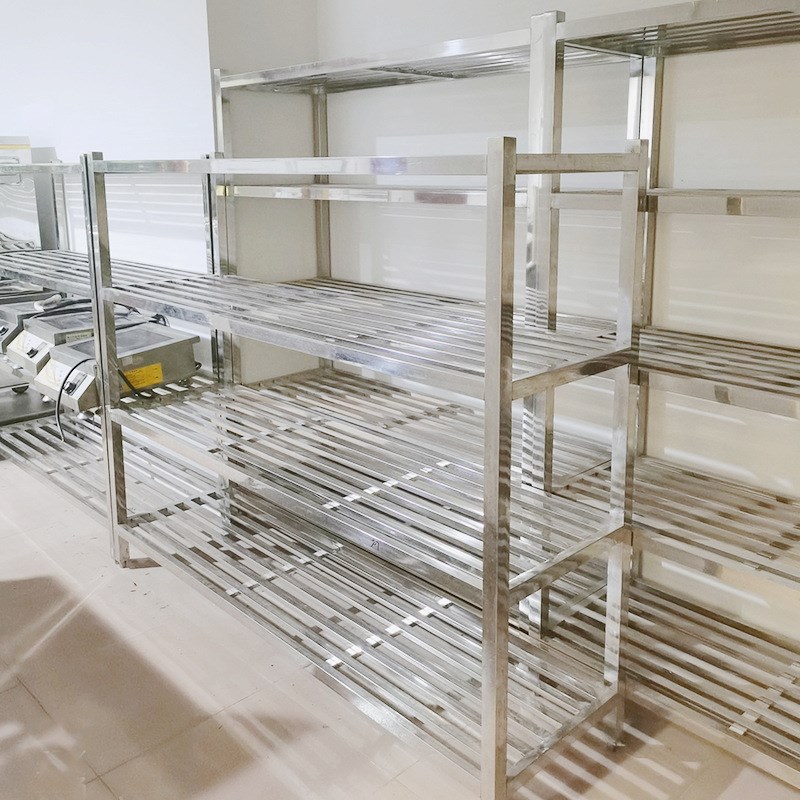 不锈钢四层货架仓储货架组装拆装式厨房收纳置物架仓库货架收纳架