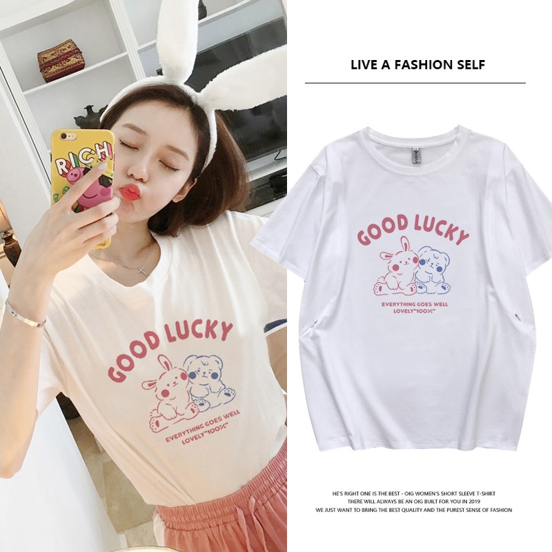 隐形拉链哺乳衣外出辣妈款休闲风夏装T恤白色女小个W子夏季喂奶衣