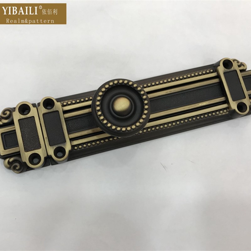 纯铜大门插销锁扣防盗门明装木门欧式加厚门栓门销插销门内插销