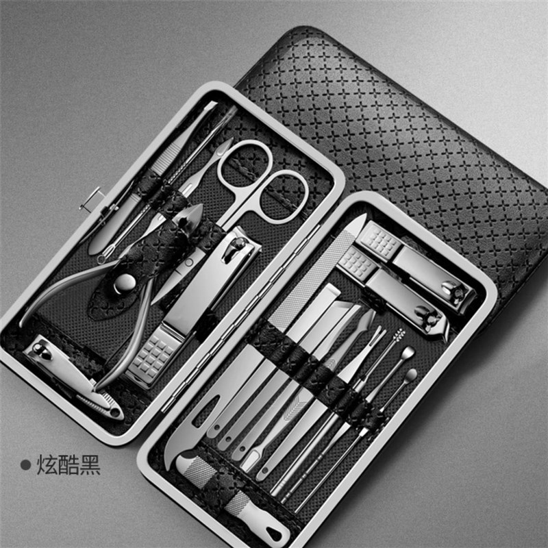 三根萝卜修不手修脚指甲刀甲套装指装甲17065942剪套指钳15件套锈