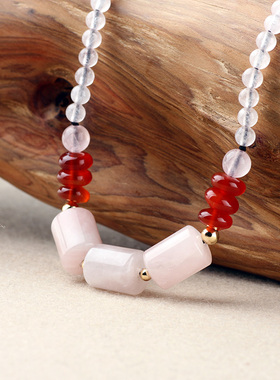 锁骨链女时尚简约大方气质百搭脖颈链项圈短款民族风X脖子装饰项