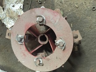 碾米机风叶轮/碾米机细糠配件/粉碎机甩片风W叶/喷风叶轮