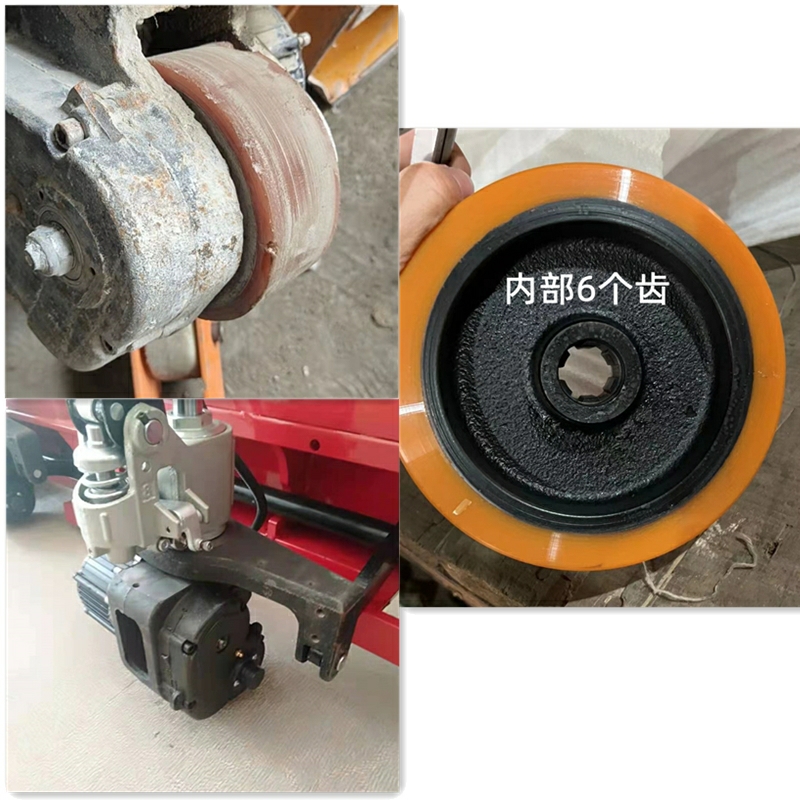 半电动叉车轮子半电动搬运车驱动轮电动叉车大轮子前轮.转向轮地