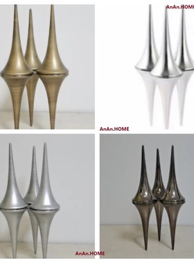 现代简约创意几何锥形摆件样板房售楼处桌面茶几软装饰品工艺品