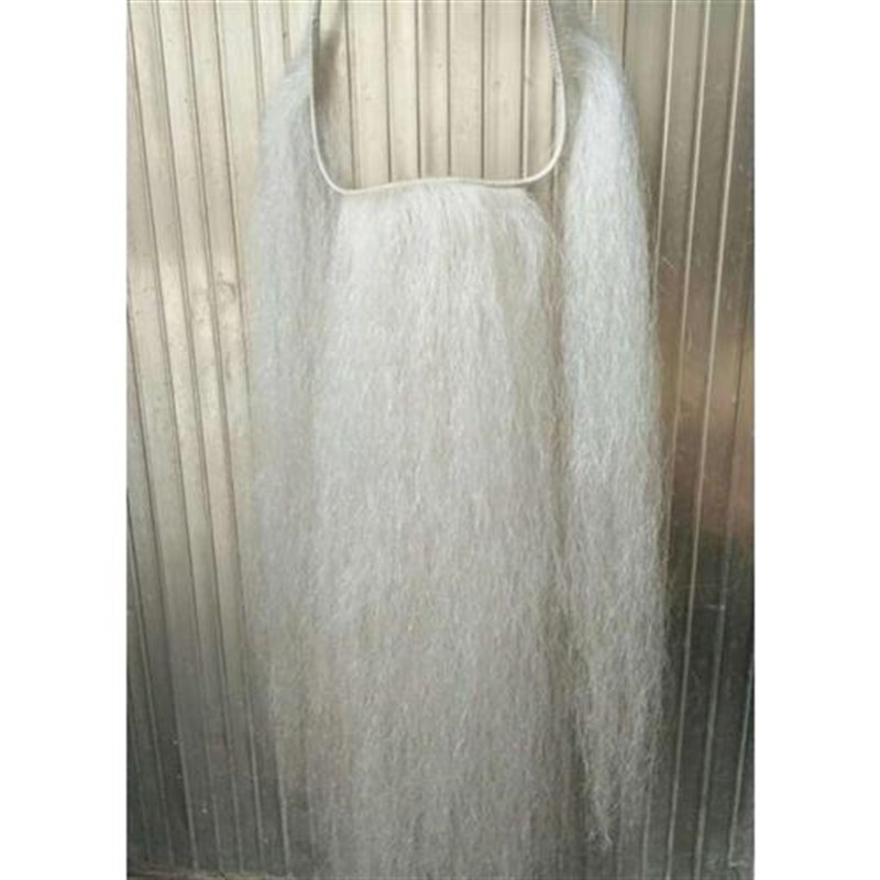 戏曲髯口胡子胡须三柳三须三绺牦牛尾戏剧用品京剧老生