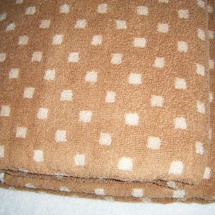 150×200厘米1400克柔软加厚全天然彩棉成人毛巾被盖毯