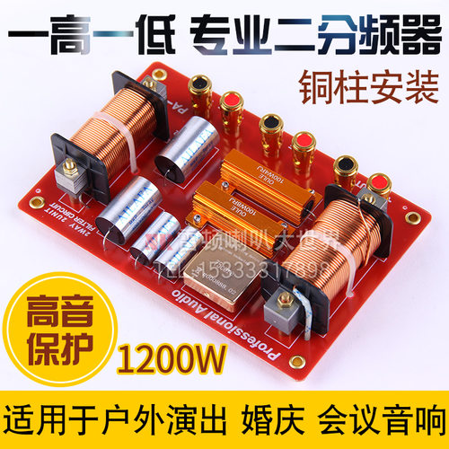 专业二分频单15寸j音箱铜柱800W-1200W大功率高音保护220磁100芯