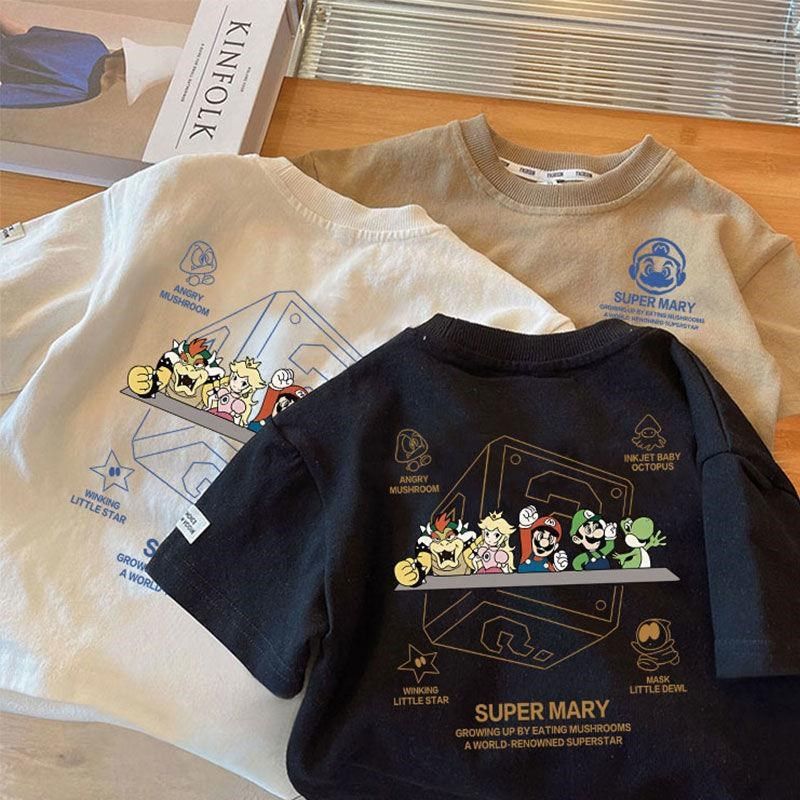 纯棉儿童夏季短袖T恤新款卡通圆领宝宝上衣韩版潮流男女童半袖衫,童装/婴儿装/亲子装,T恤,淘宝优惠券,粉丝福利购,淘宝优惠卷