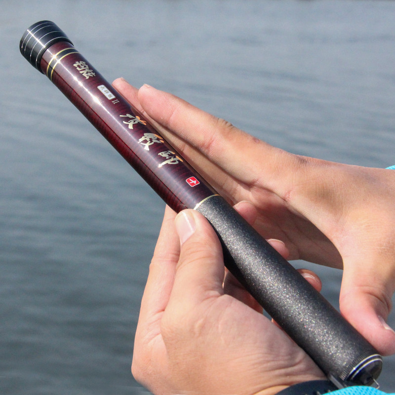 便携超短节鱼竿袖珍溪流竿s迷t你伸缩鱼竿收超硬超轻小手竿19调28