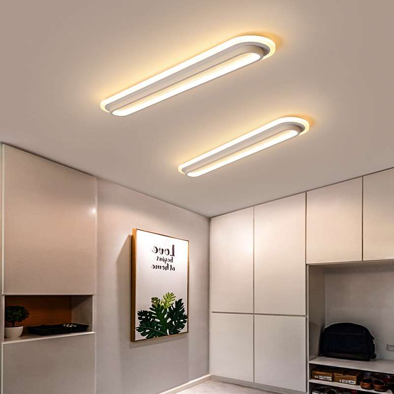 过道灯走廊灯具现代简约创意led吸顶灯超薄极简阳台灯入户玄关灯