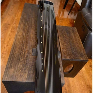 折叠古琴桌凳实木书画桌画案台教室支架便携式专业茶桌古筝放置架