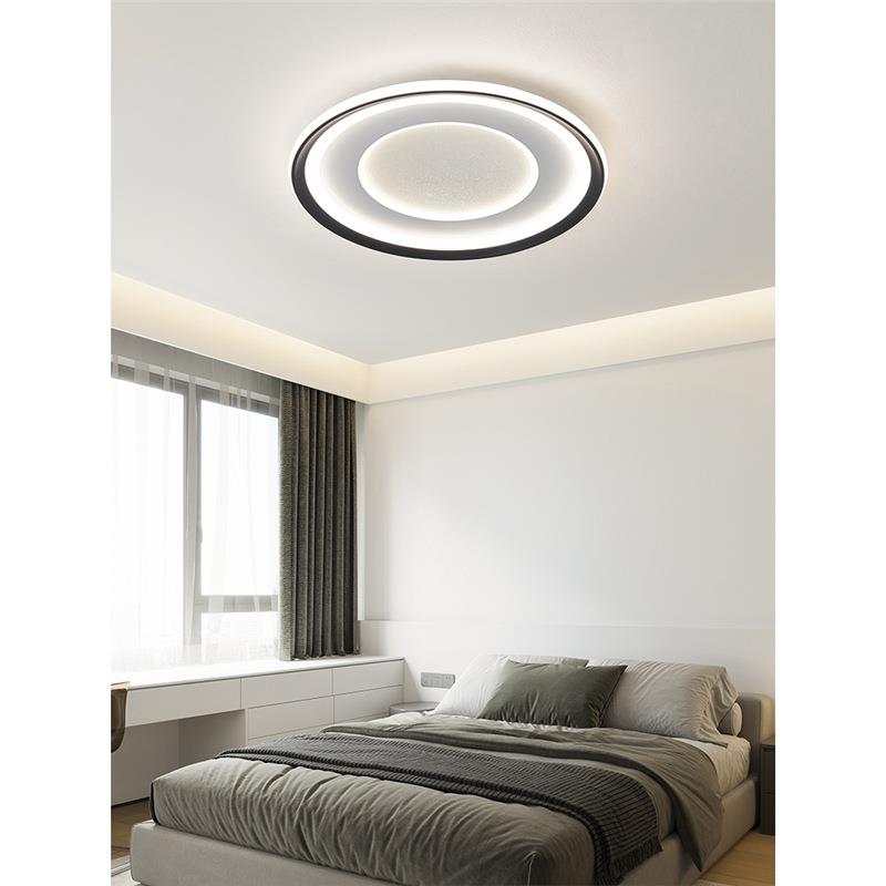 全光谱护眼卧室灯轻奢网红客厅高级感吸顶灯极简约超薄主房间灯具