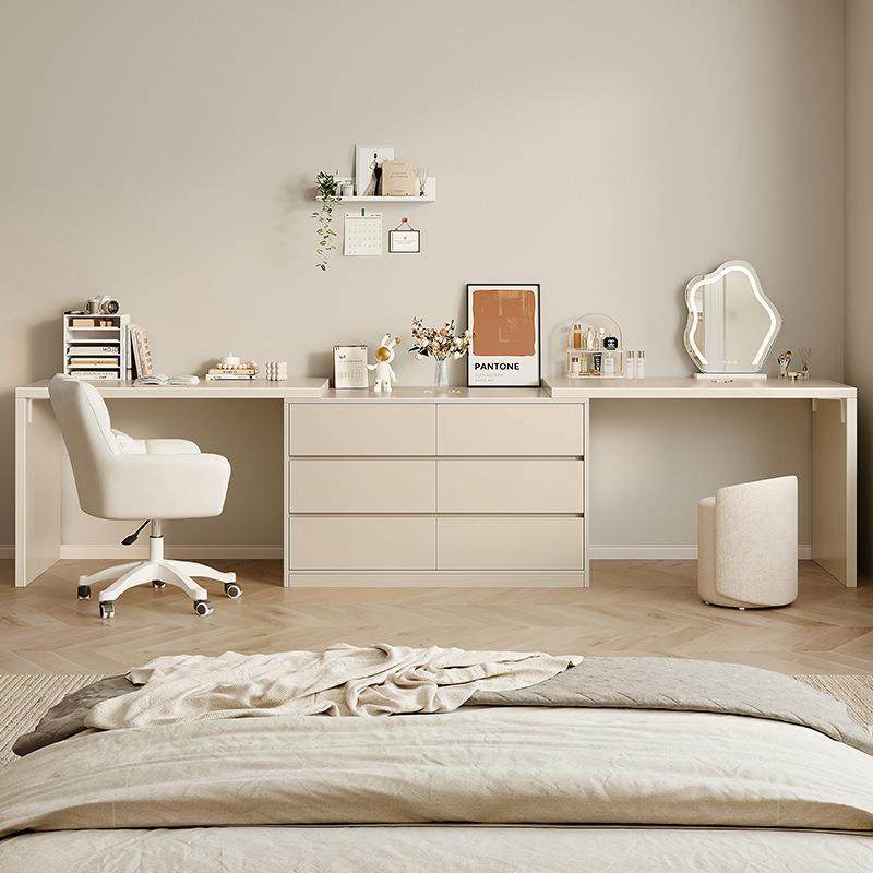 梳妆台斗柜一体简约现代书桌化妆台床尾柜电脑桌化妆桌子卧室女生