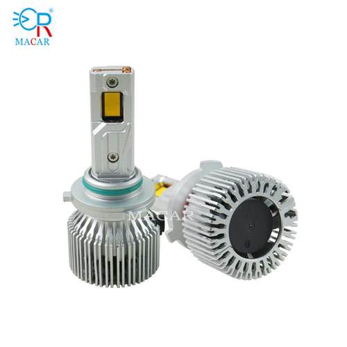 高功率三筒管150W 卤素光12V汽车前大灯LEDH4 9005 H1H11前照灯