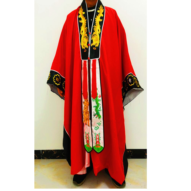 道家服饰班衣科仪道长道士服装龙领太极八卦经衣