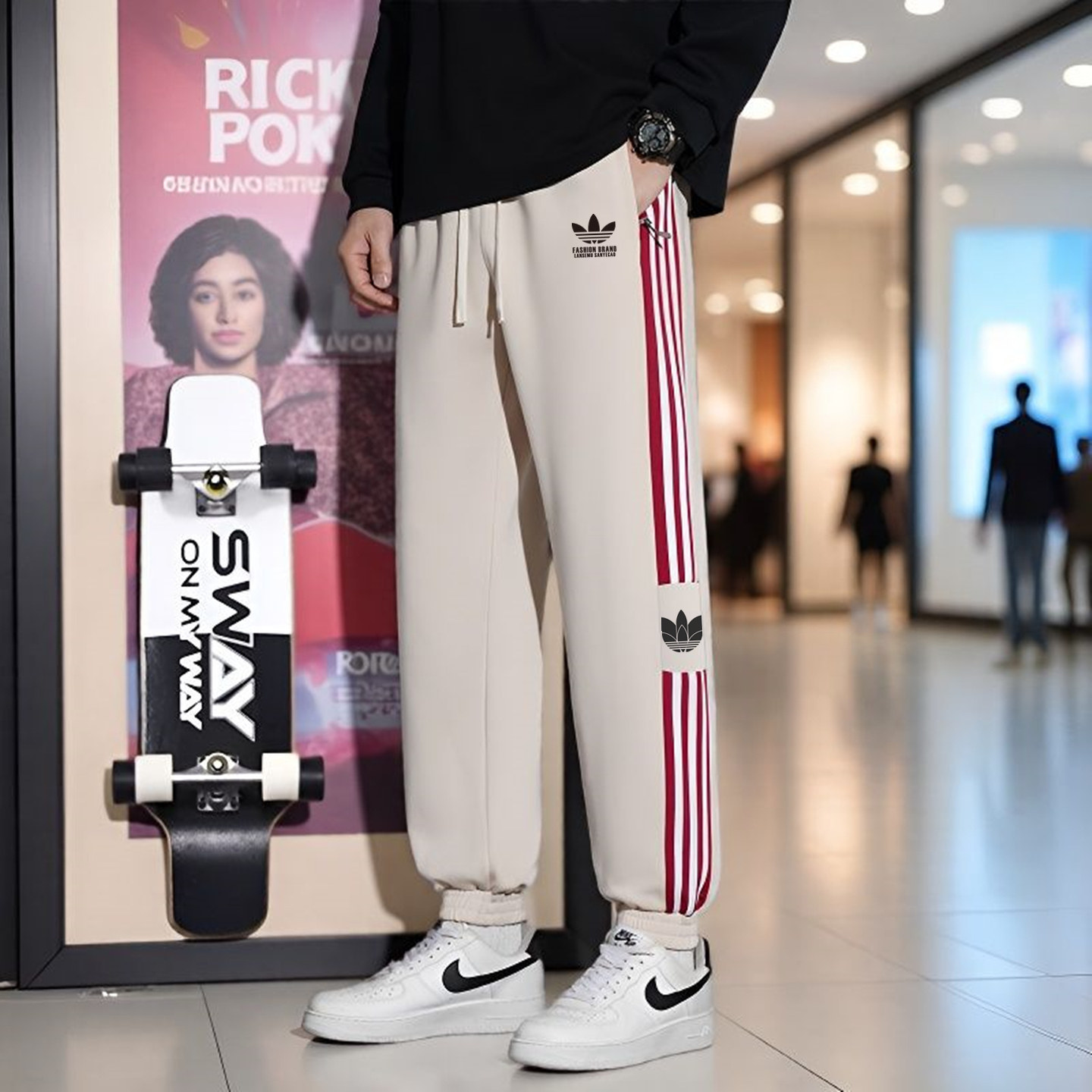 奥莱撤柜【二折专区】2026春秋季纯棉运动裤男中学生休闲裤卫裤女