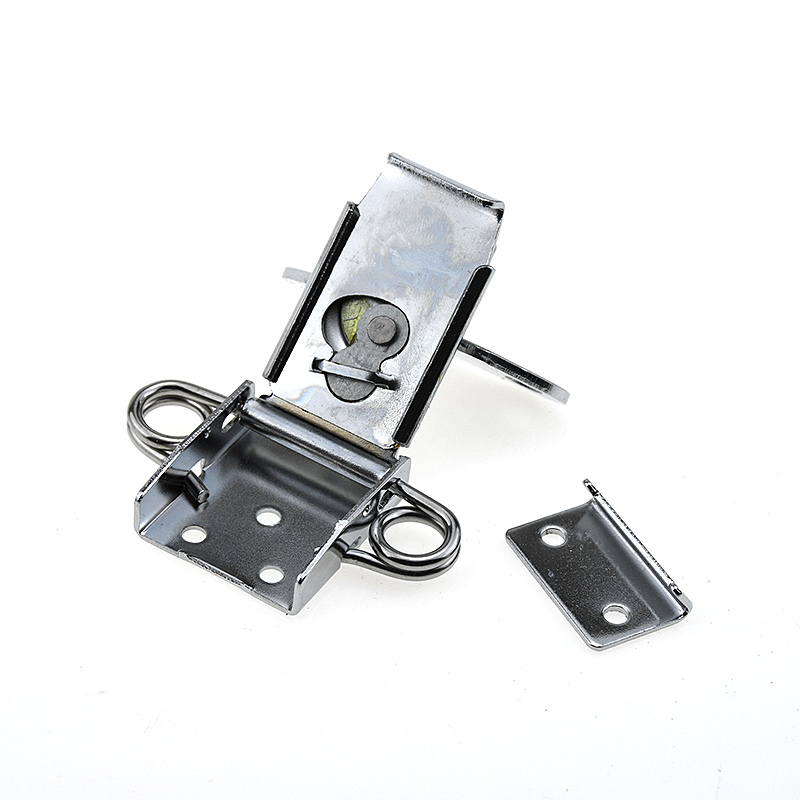 蝴蝶锁工具箱旋转锁扣r卡扣固定配件五金搭扣木箱子箱扣航空箱