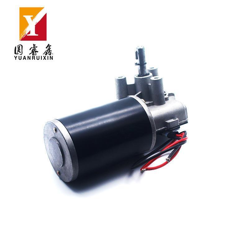 12v微型减速有刷直流电机涡轮蜗杆齿轮箱大扭矩低噪音小马达