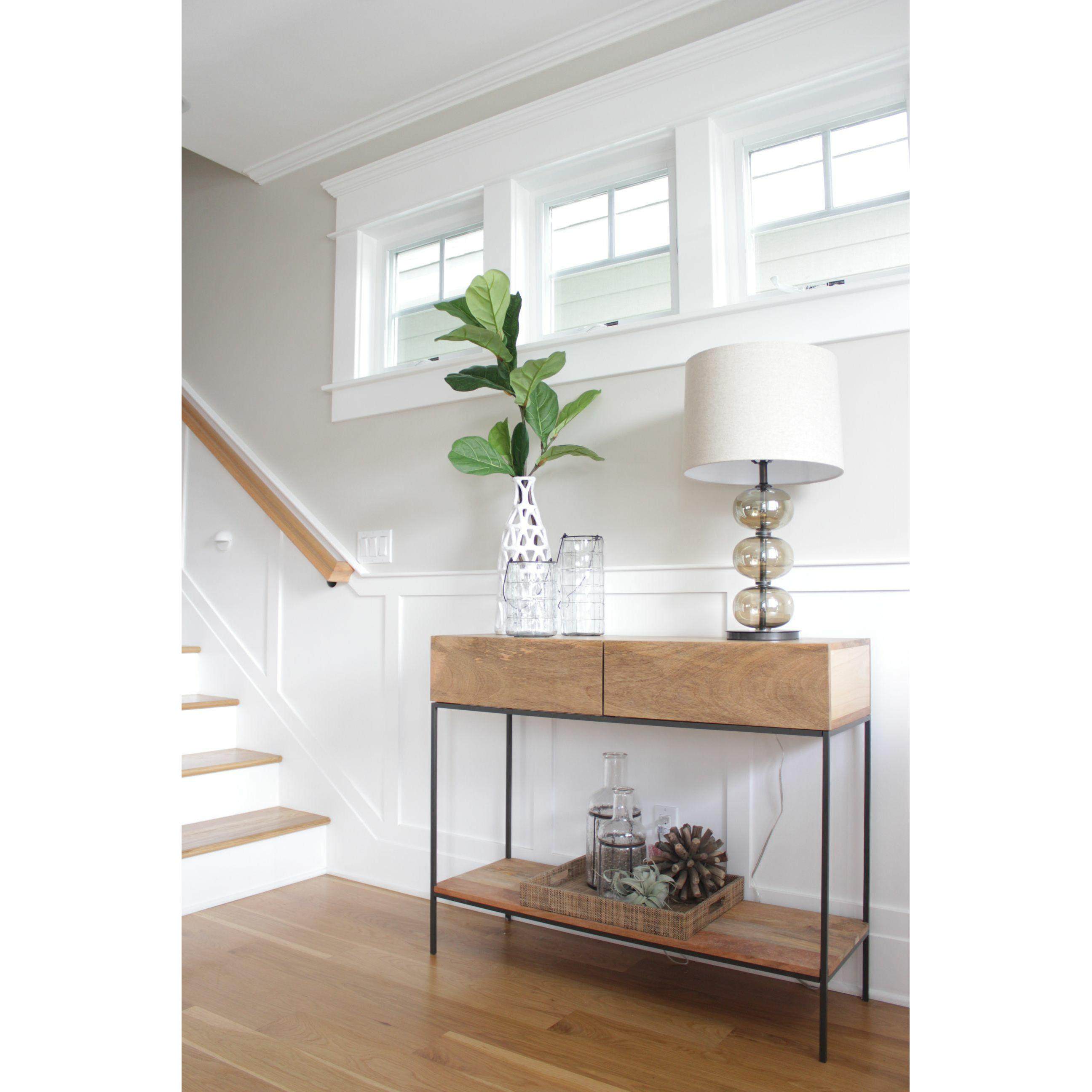 实木玄关桌带抽屉现代简约走廊过道柜子北欧条案靠墙客厅玄关柜