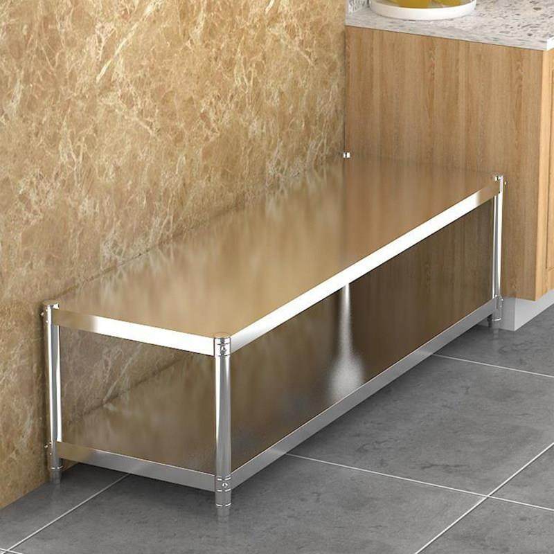 不锈钢二层多功能厨房置物架子客厅展示柜家用放锅碗微波炉烤箱架,厨房/烹饪用具,厨房置物架/置物柜/角架,淘宝优惠券,粉丝福利购,淘宝优惠卷