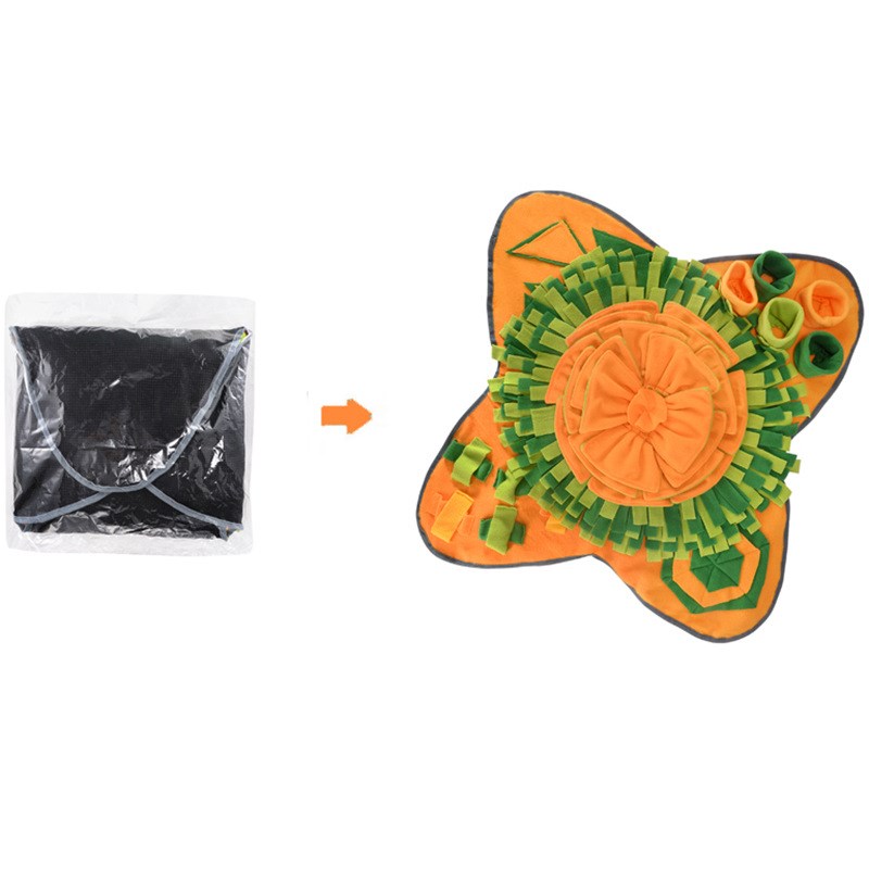 定制外单狗玩具响纸发声藏食益智耐咬狗狗嗅闻垫宠物训练闻嗅垫子