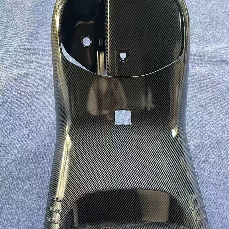 九号E80C/E90/E100/125/200P锻造纹碳M纤维水转印工具箱PP件外壳