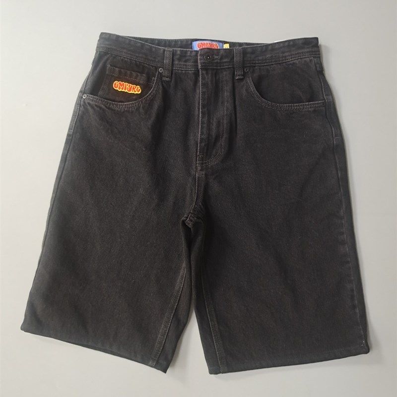 美系廓形水洗经典滑板牛仔短裤男夏季宽松覆古潮牌纯色休闲,男装,牛仔裤,淘宝优惠券,粉丝福利购,淘宝优惠卷
