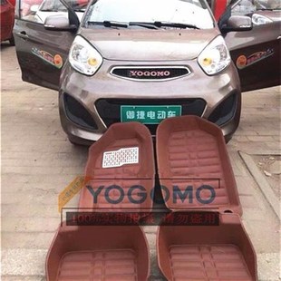 适配御捷330途骏X340小马驹 乐唯V6电动汽车脚垫全包围脚垫大脚垫