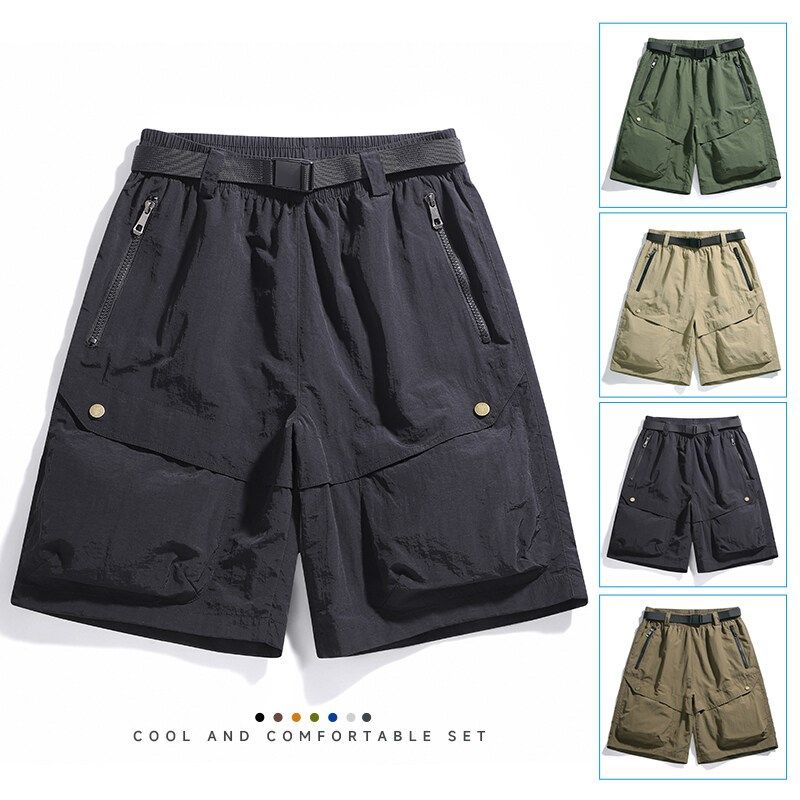 夏季男子直腿宽松,凉爽,轻,透气户外休闲工作服快干短裤扣上五分,男装,短裤,淘宝优惠券,粉丝福利购,淘宝优惠卷