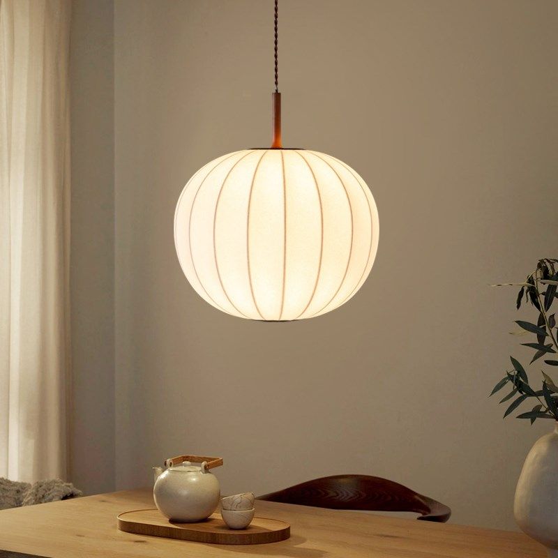 日式侘寂风吊灯餐厅民宿饭店火锅店吧台岛台禅意复古麻布灯笼灯具,家装灯饰光源,餐厅吊灯,淘宝优惠券,粉丝福利购,淘宝优惠卷