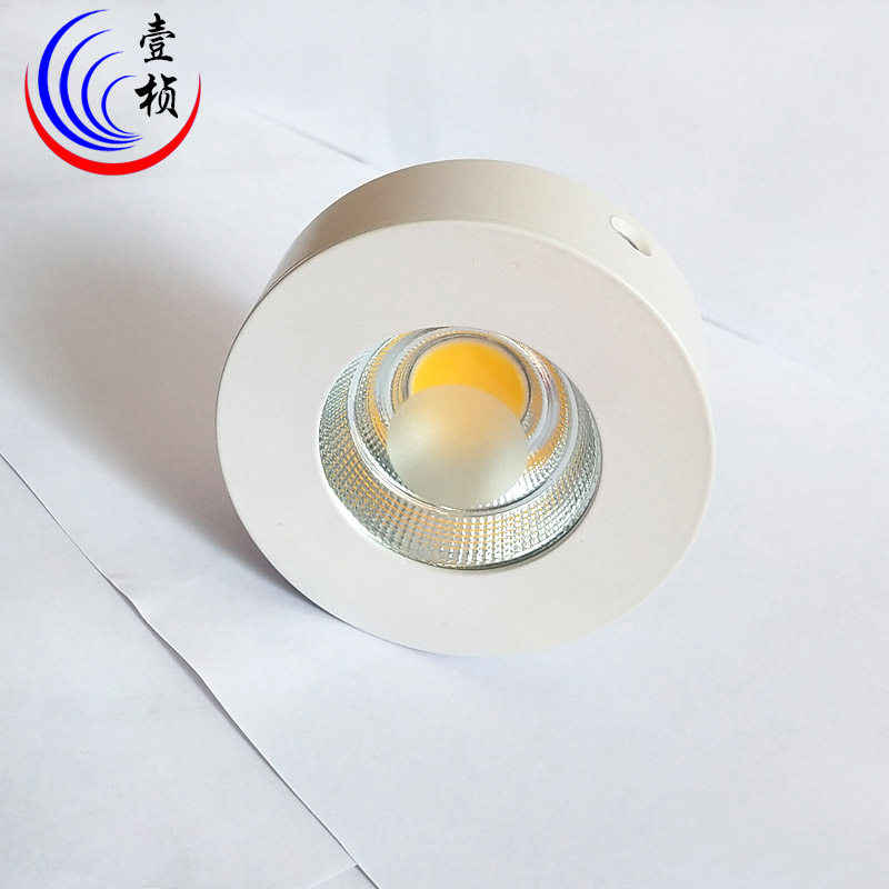 led明装筒灯超薄3w5北欧圆形射灯家用黄光白色吸顶式免开孔天花灯,家装灯饰光源,明装射灯,淘宝优惠券,粉丝福利购,淘宝优惠卷