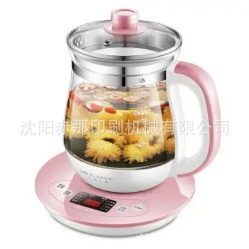 养生壶玻璃 商标logo丝印机 电饭煲面板印刷机