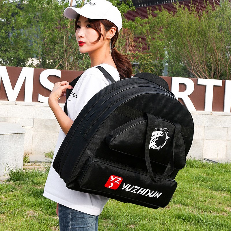 大容量新款渔具包防水双层三层双肩背包多功能可装钓椅凳的钓鱼包