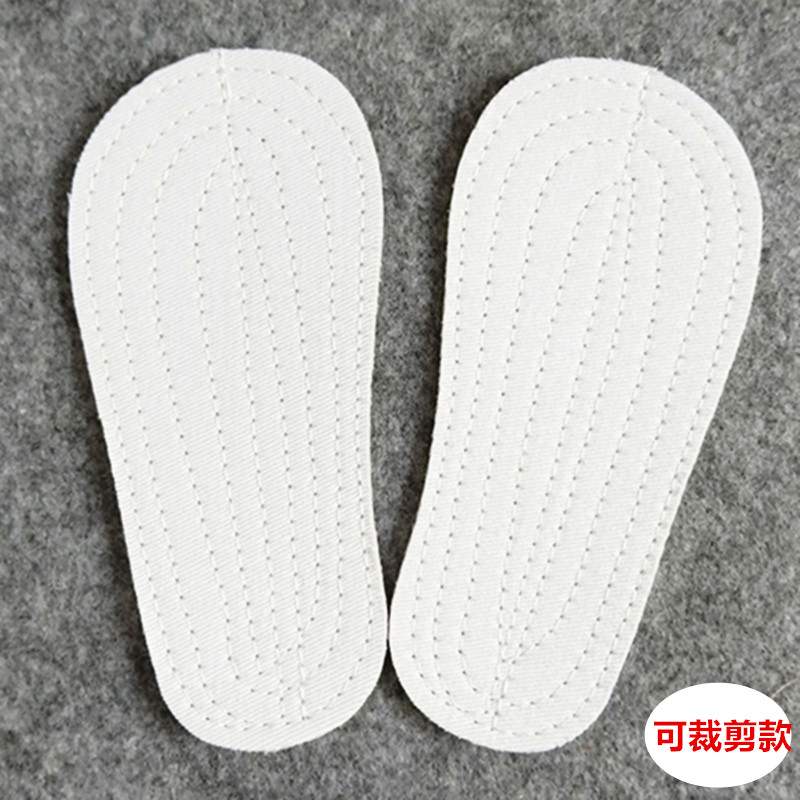 夏季儿童鞋垫纯棉婴幼儿学步专用可裁剪I吸汗透T气防臭小孩小童鞋