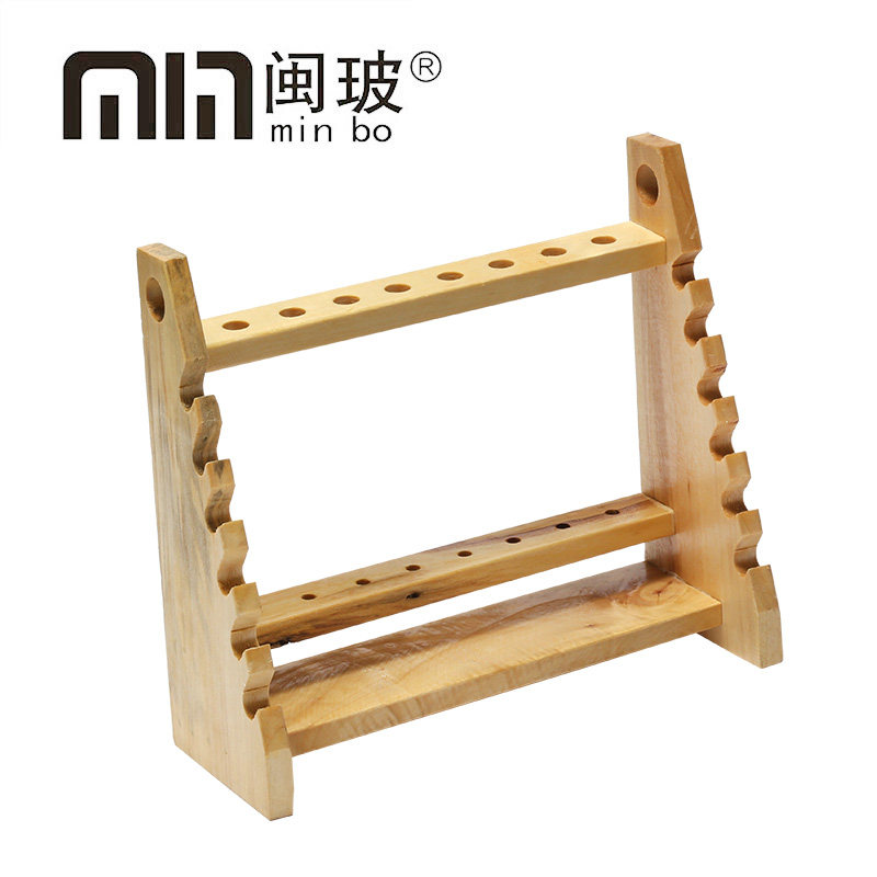 梯形刻度吸d管木制架子圆盘木质吸管架木质移液管架滴管架试管架图片