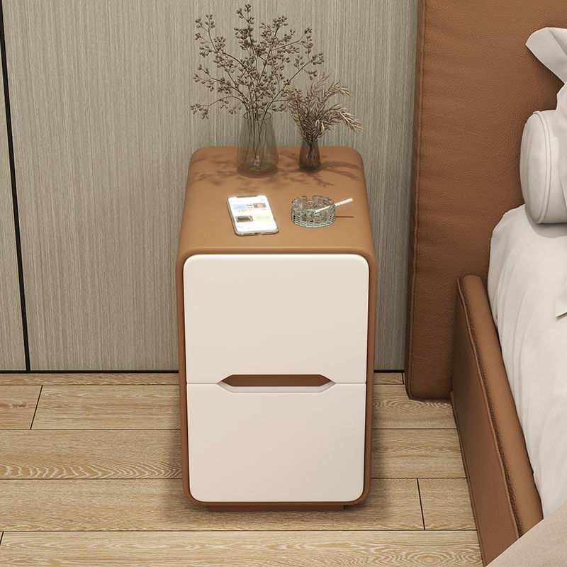 床头柜奶油风爆款床头柜小型窄小出租屋家用网红简易收纳简约落地