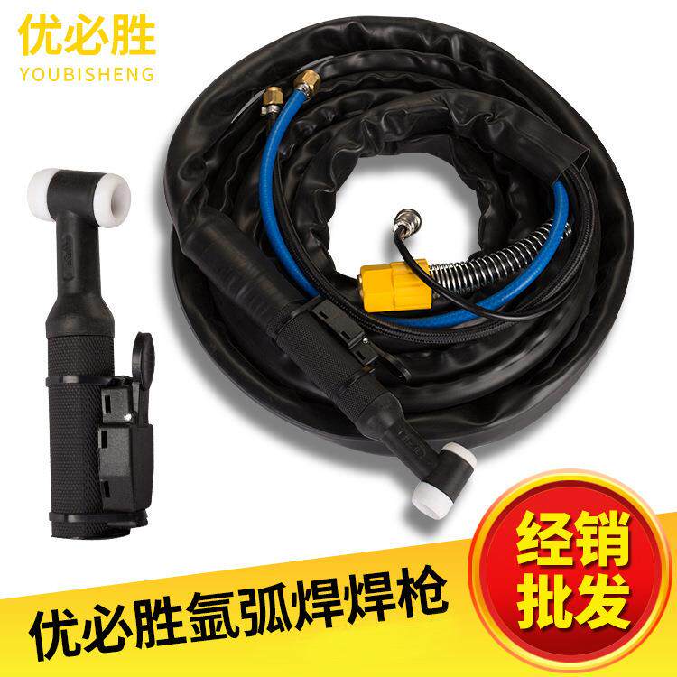 优必胜氩弧焊焊枪 WP-18橡胶耐高温气保焊机配件 自动焊枪